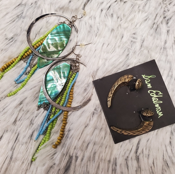 Sam Edelman & Dangle Earrings - Picture 1 of 5